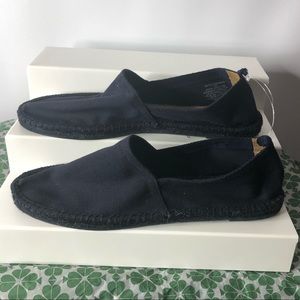 Men’s New Club Monaco Navy Blue Flat Shoes NWT!!